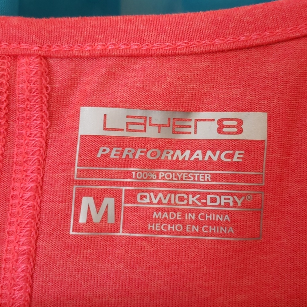 2 Layer 8 Performance Racerback Workout Tops - image 2